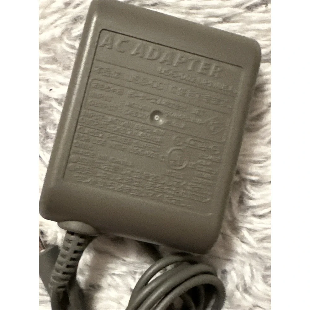 Nintendo DS Lite AC Adapter Wall Charger USG-002 Official OEM Grey